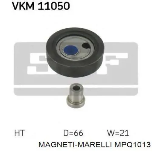 MPQ1013 Magneti Marelli Ролик натяжителя ремня ГРМ