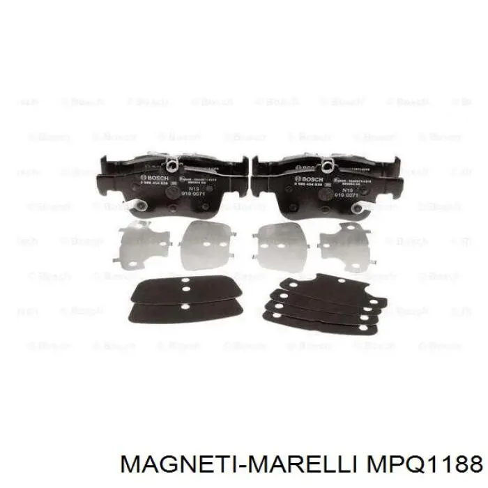 MPQ1188 Magneti Marelli Ролик натяжителя ремня агрегатов