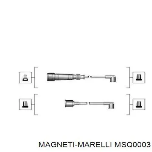 Высоковольтные провода MSQ0003 Magneti Marelli