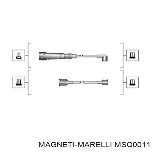 MSQ0011 Magneti Marelli высоковольтные провода