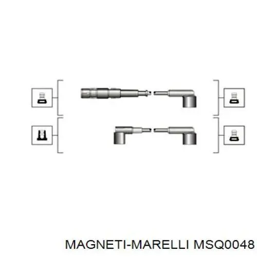 Высоковольтные провода MSQ0048 Magneti Marelli