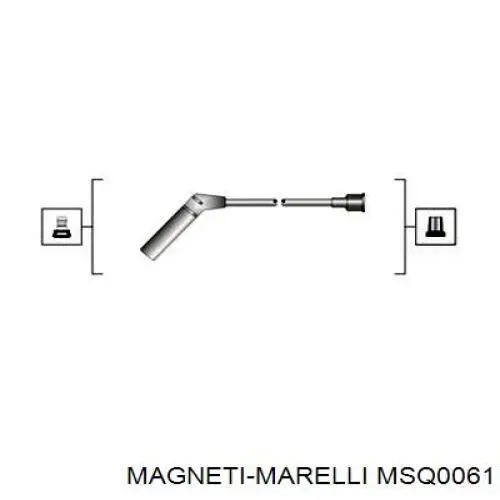 MSQ0061 Magneti Marelli высоковольтные провода