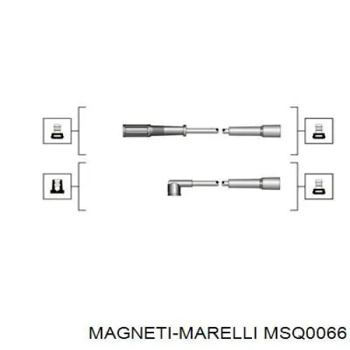 Высоковольтные провода MSQ0066 Magneti Marelli