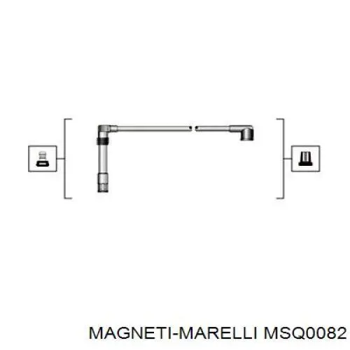 Высоковольтные провода MSQ0082 Magneti Marelli