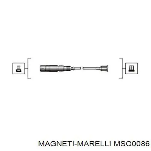 Высоковольтные провода MSQ0086 Magneti Marelli