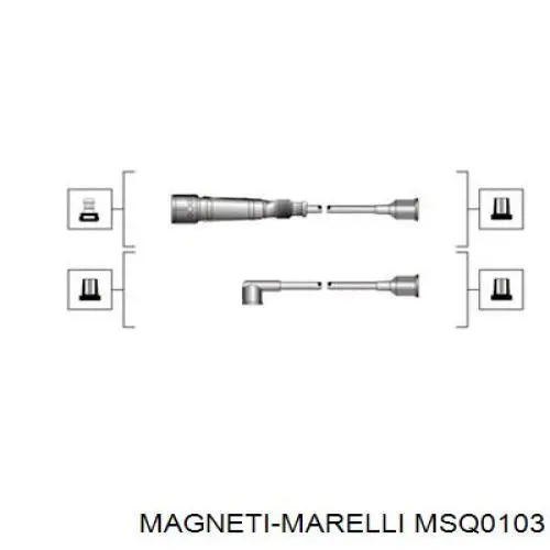 MSQ0103 Magneti Marelli высоковольтные провода
