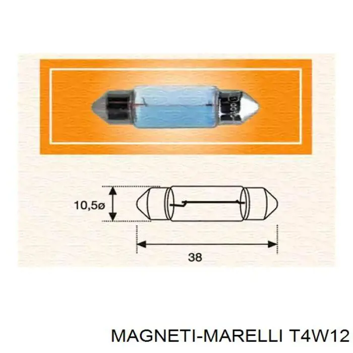 Bombilla T4W12 Magneti Marelli
