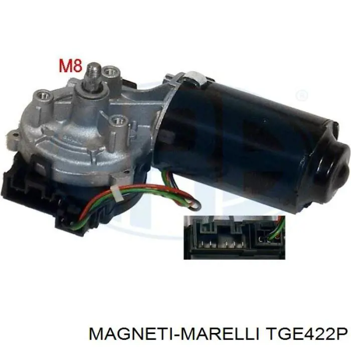 TGE422P Magneti Marelli мотор стеклоочистителя лобового стекла