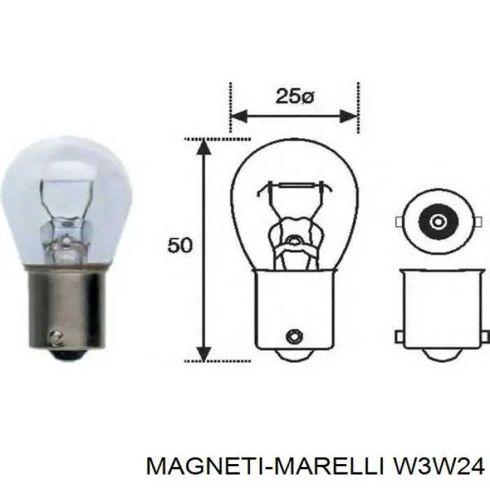 Купить W3W24 Magneti Marelli Лампочка
