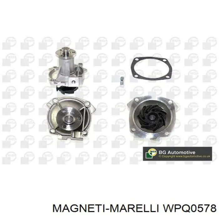 Bomba de agua WPQ0578 Magneti Marelli