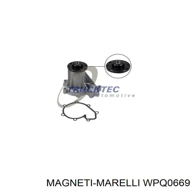 Помпа охлаждения Magneti Marelli WPQ0669 цена, от 34.68 USD