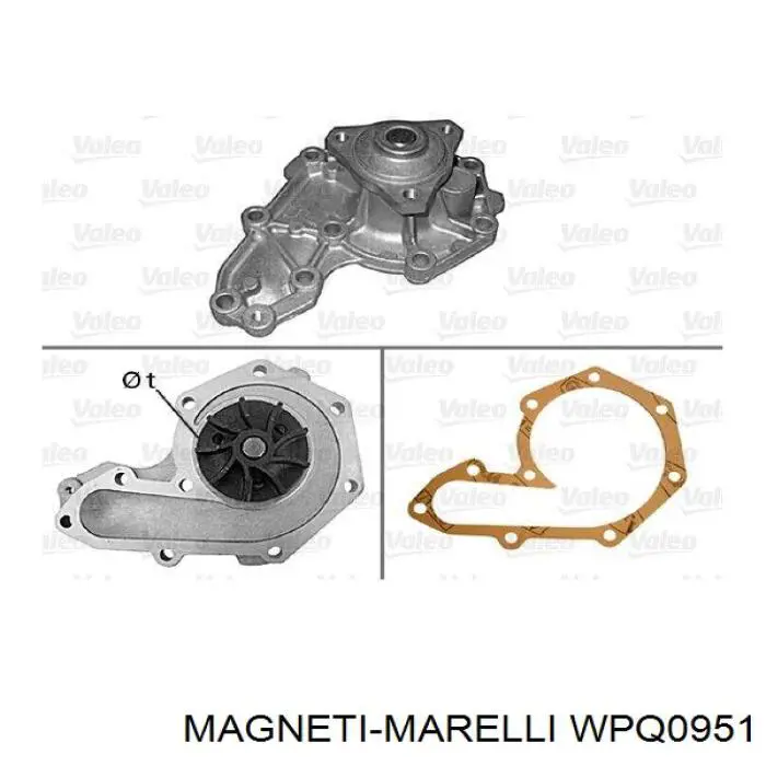 WPQ0951 Magneti Marelli помпа