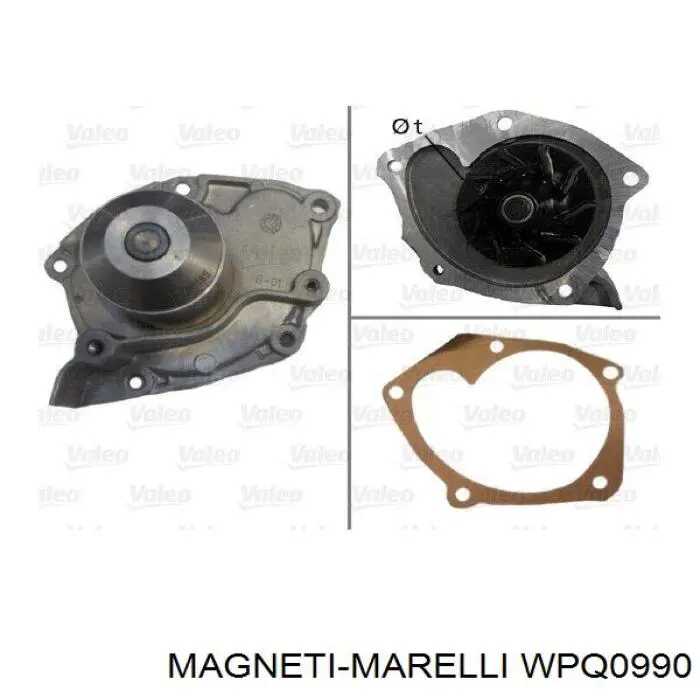 WPQ0990 Magneti Marelli помпа