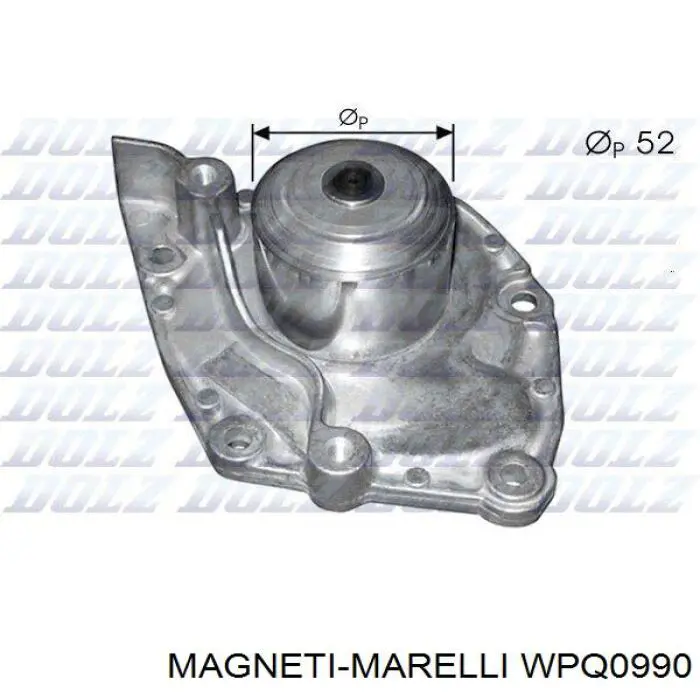 WPQ0990 Magneti Marelli Насос водяной