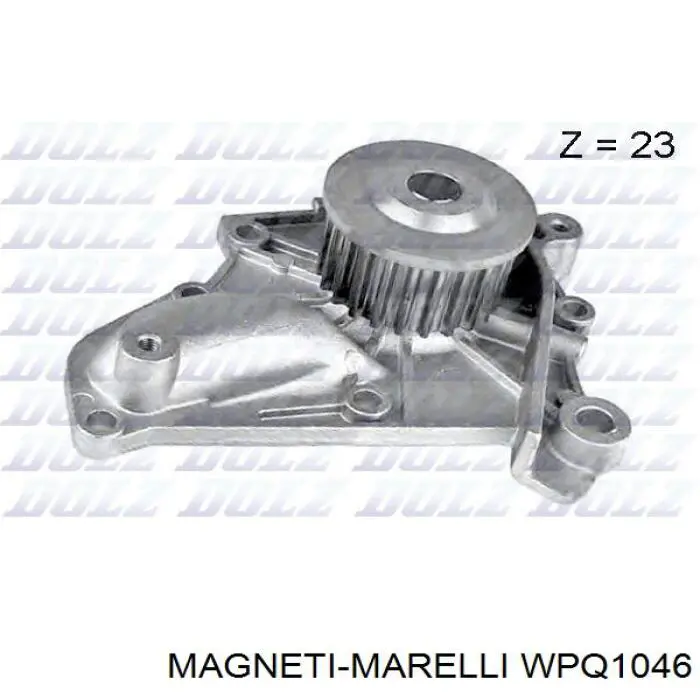 Bomba de agua WPQ1046 Magneti Marelli