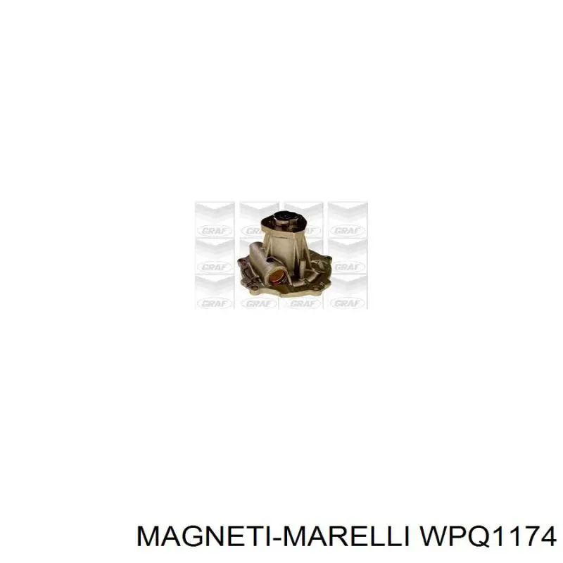 Bomba de agua WPQ1174 Magneti Marelli