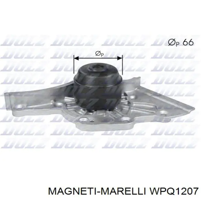 Bomba de agua WPQ1207 Magneti Marelli