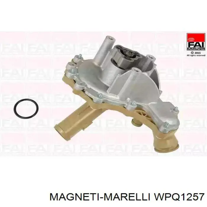 Купить WPQ1257 Magneti Marelli Помпа водяная (насос) охлаждения, в сборе с корпусом