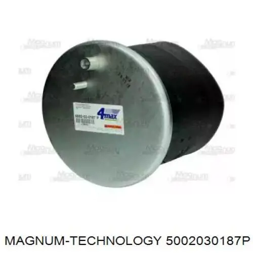 5002030187P Magnum Technology coxim pneumático (suspensão de lâminas pneumática do eixo traseiro)