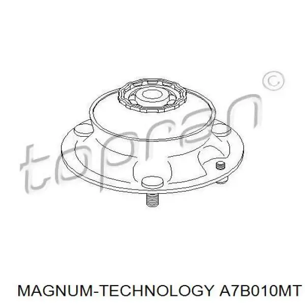 Опора передней стойки Magnum Technology A7B010MT