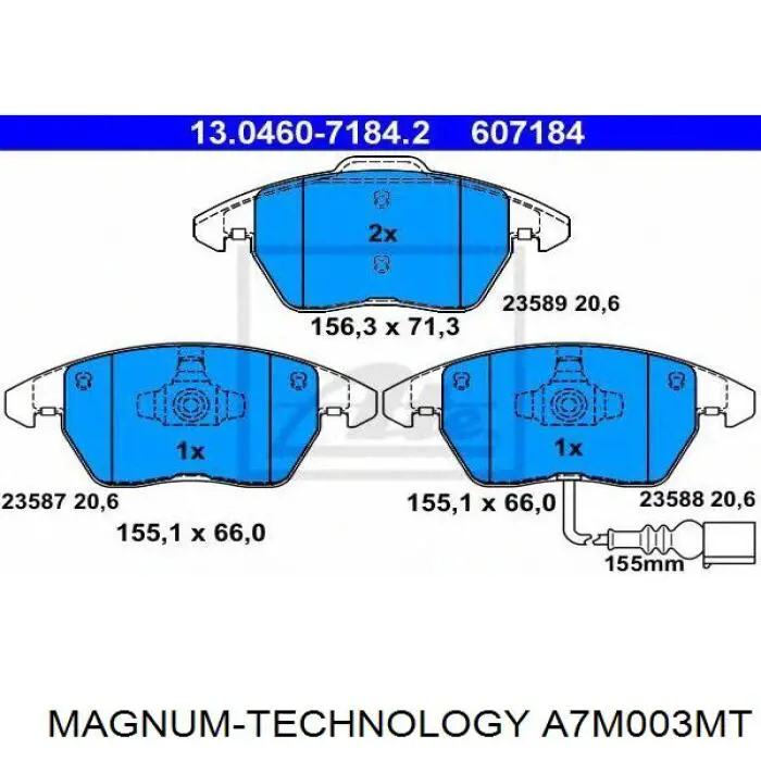 Опора передней стойки Magnum Technology A7M003MT