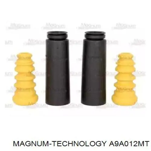 A9A012MT Magnum Technology pára-choque (grade de proteção de amortecedor traseiro + bota de proteção)