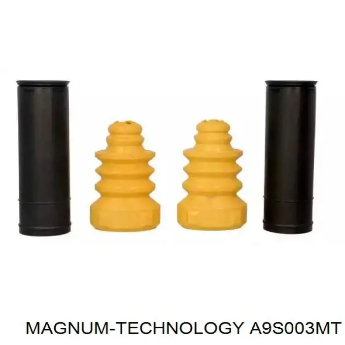 A9S003MT Magnum Technology pára-choque (grade de proteção de amortecedor traseiro + bota de proteção)