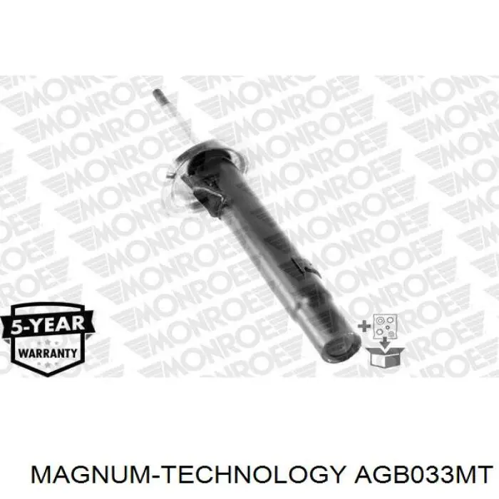 Купить AGB033MT Magnum Technology Амортизатор подвески передний левый