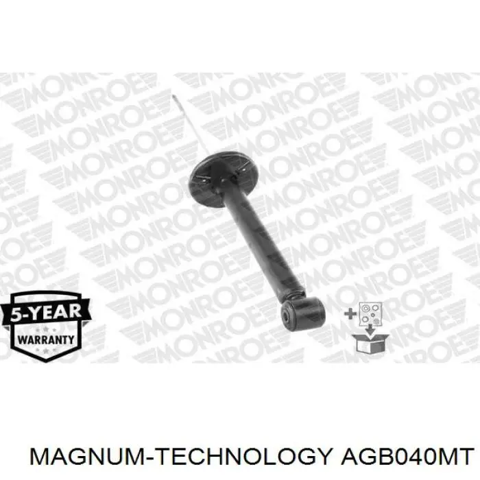 Купить AGB040MT Magnum Technology Амортизатор задней подвески