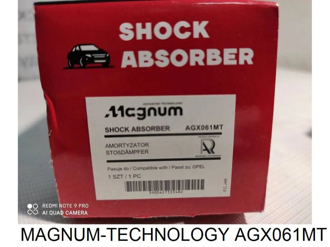 Купить AGX061MT Magnum Technology Амортизатор задней подвески