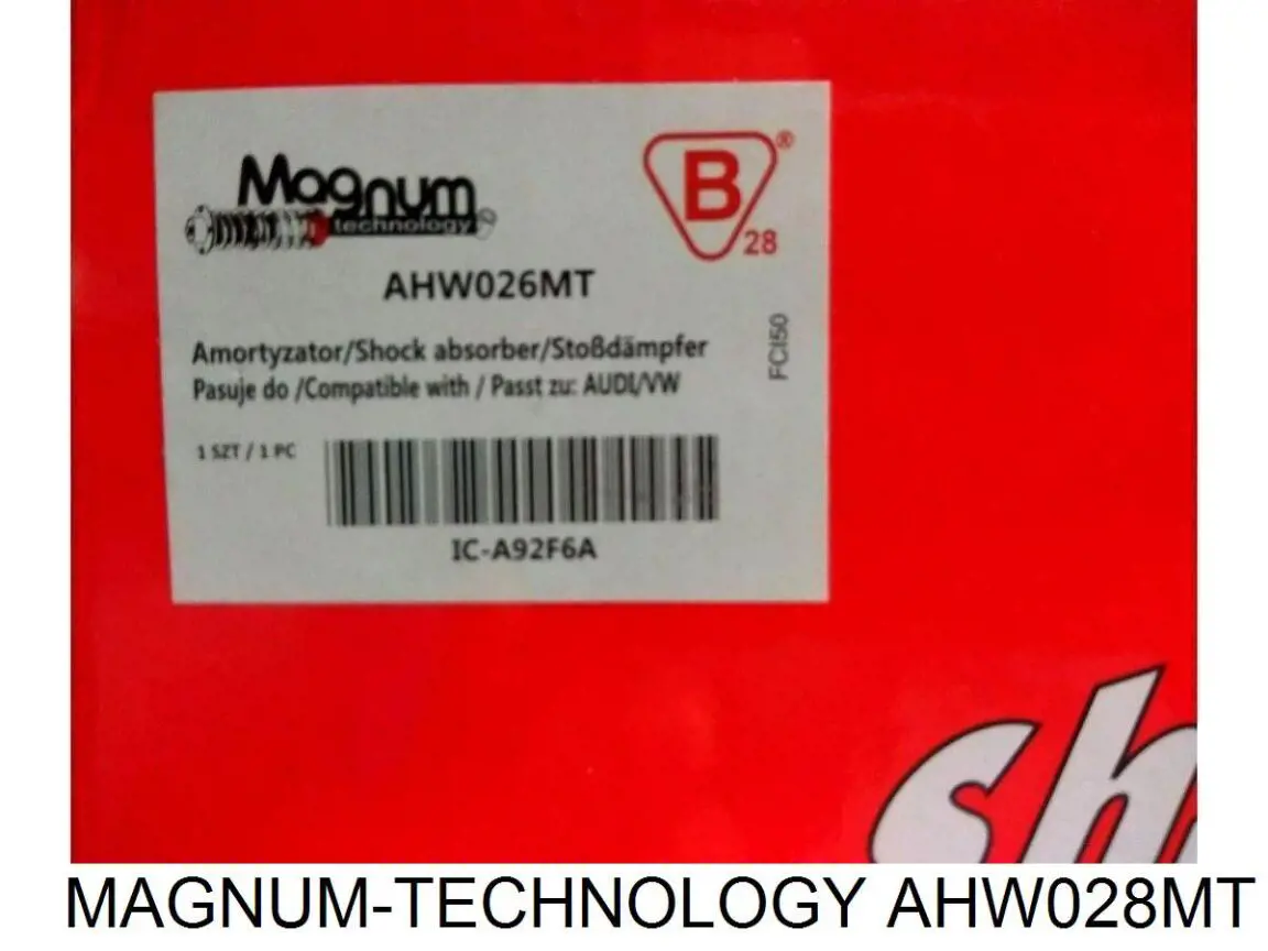 Задний амортизатор Magnum Technology AHW028MT