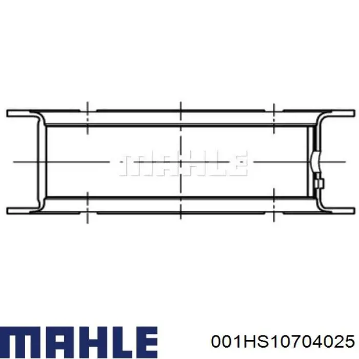 Купить 6010300640 Mercedes Вкладыши коленвала коренные, комплект, 1-й ремонт (+0,25)