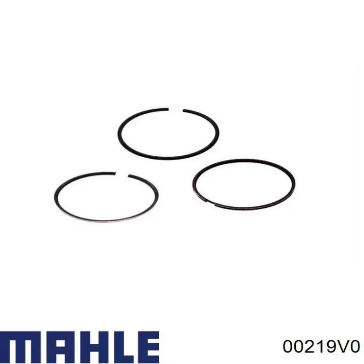 Комплект поршневых колец на 1 цилиндр, стандарт 00219V0 Mahle Original