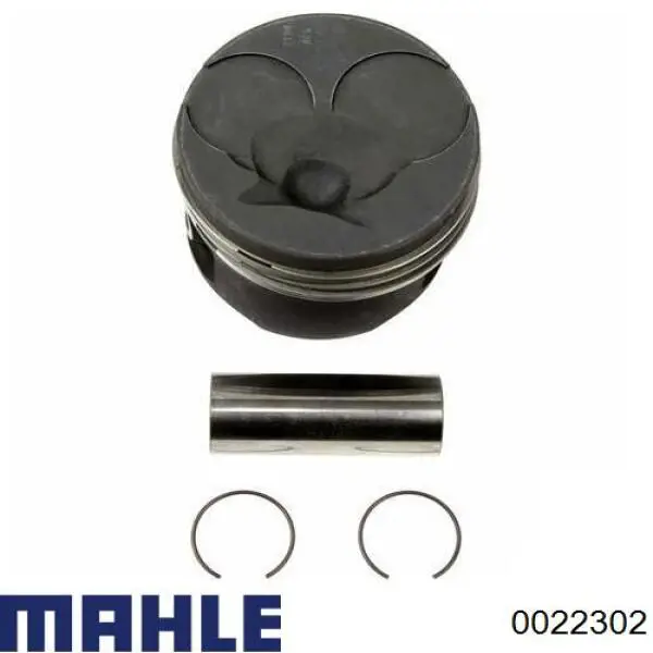 Поршень в комплекте на 1 цилиндр, 4-й ремонт (+1,00) Mahle Original 0022302