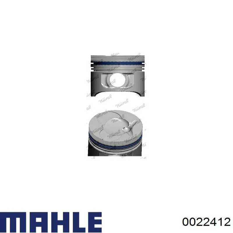 0022412 Mahle Original поршень в комплекте на 1 цилиндр, 2-й ремонт (+0,50)