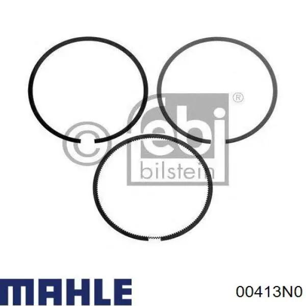 00413N0 Mahle Original Кольца поршневые компрессора, на 1 цилиндр, STD
