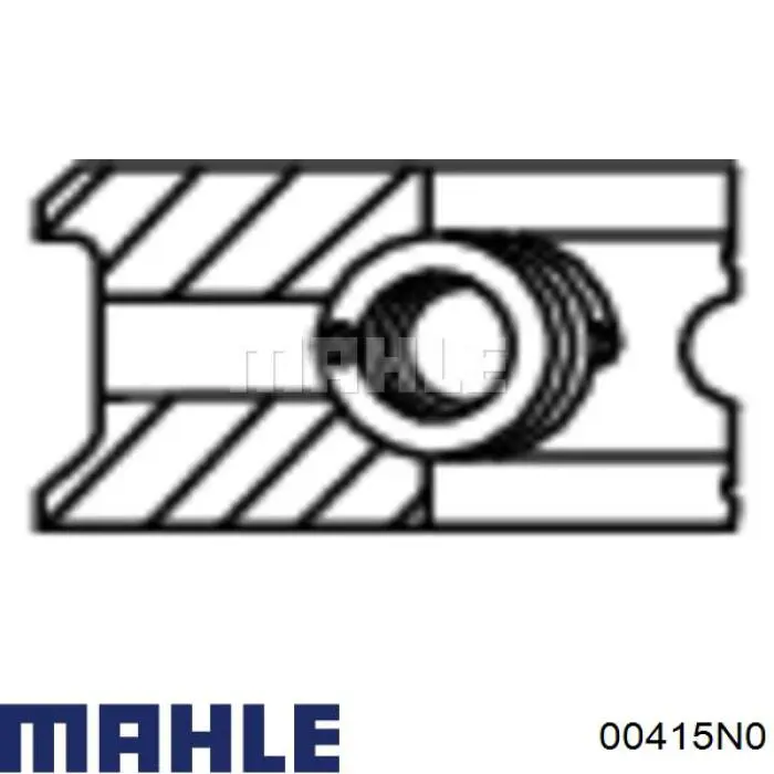00415N0 Mahle Original Кольца поршневые компрессора, на 1 цилиндр, STD