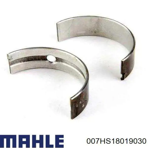 007 HS 18019 030 Mahle Original вкладыши коленвала коренные, комплект, 1-й ремонт (+0,25)