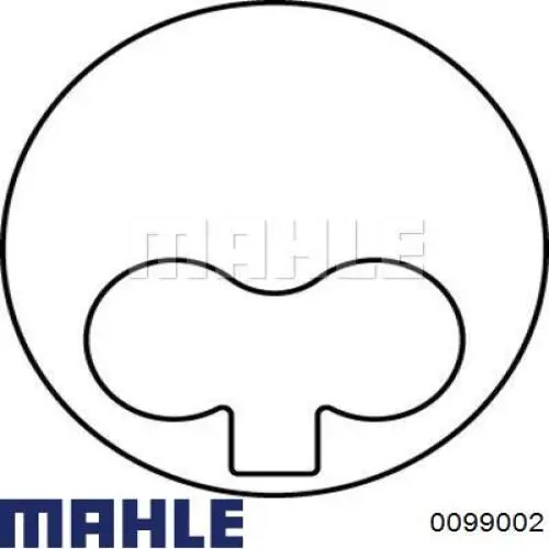 0099002 Mahle Original поршень в комплекте на 1 цилиндр, 3-й ремонт (+0,60)