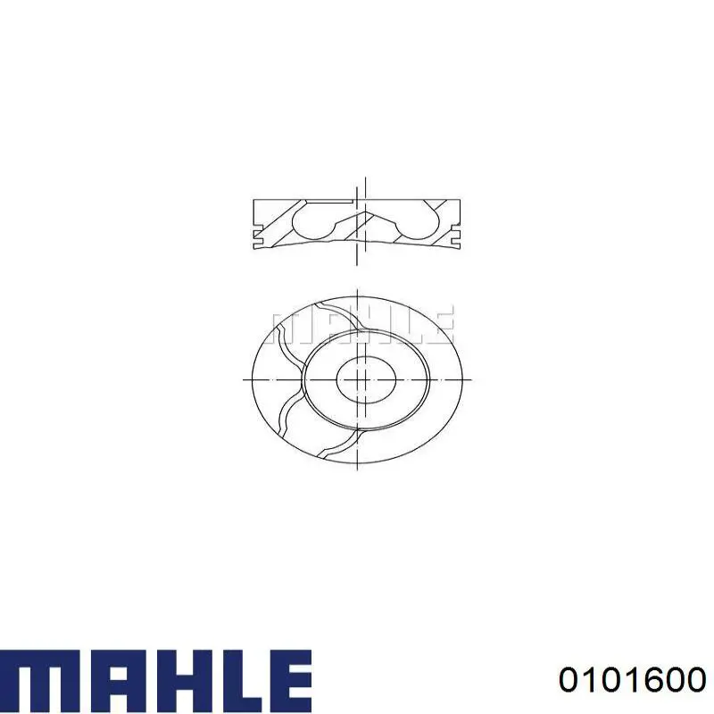 0101600 Mahle Original поршень в комплекте на 1 цилиндр, std