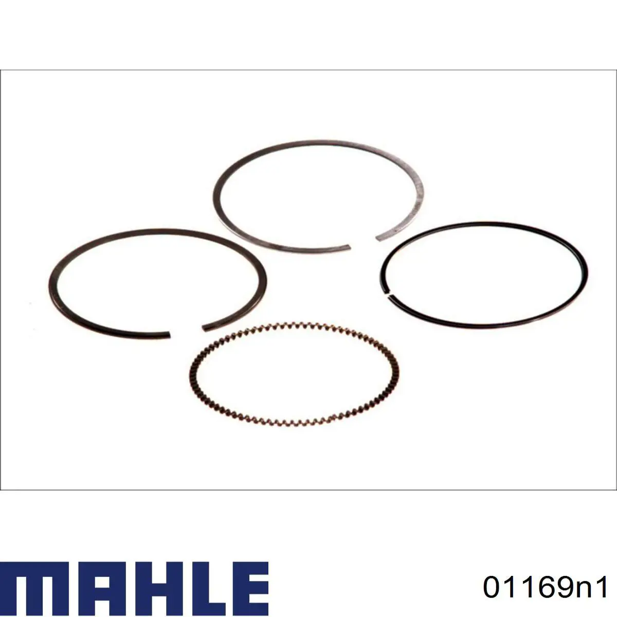 Кольца поршневые на 1 цилиндр, 1-й ремонт (+0,25) Mahle Original 01169N1