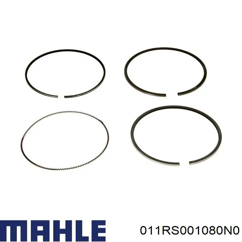 Комплект поршневых колец на 1 цилиндр, стандарт 011RS001080N0 Mahle Original