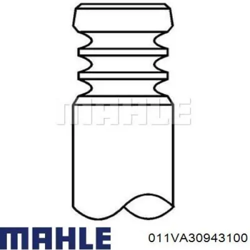 011 VA 30943 100 Mahle Original клапан выпускной