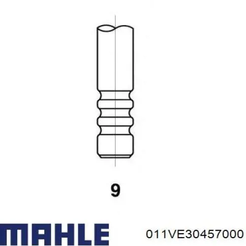 Клапан впускной Mahle Original 011VE30457000 цена, от 6.89 USD