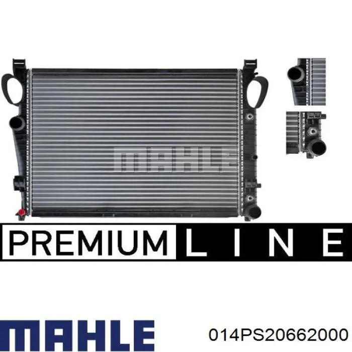 Вкладыши шатунные 014PS20662000 Mahle Original