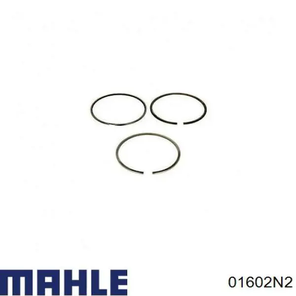 Комплект поршневых колец на 1 цилиндр, 2-й ремонт (+0,50) 01602N2 Mahle Original