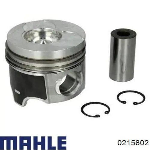 021 58 02 Mahle Original поршень в комплекте на 1 цилиндр, 2-й ремонт (+0,50)