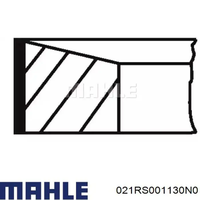 021RS001130N0 Mahle Original anéis do pistão para 1 cilindro, std.