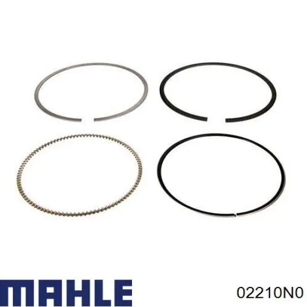 02210N0 Mahle Original кольца поршневые на 1 цилиндр, std.