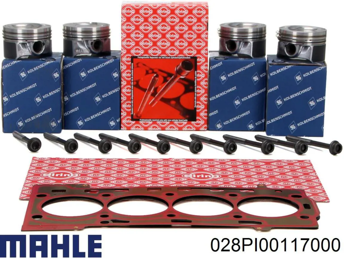 028PI00117000 Mahle Original Поршень в комплекте на 1 цилиндр, STD